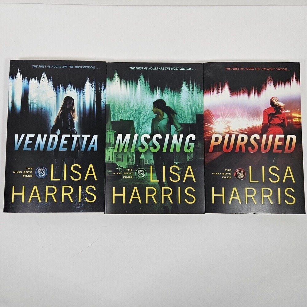 Nikki Boyd‎ Files Series Books 1-3 Set by Lisa Harris Vendetta Missing Pursued